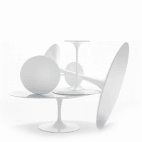 Saarinen Tulip table de salle à manger (stratifié) par knoll international