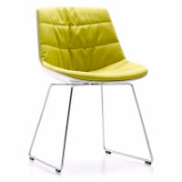 Flow Chair (sled base) by mdf italia