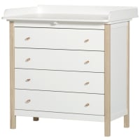Wood nursery dresser (4 drawers) by oliver furniture