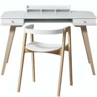 Wood Desk 72,6cm and Armchair by oliver furniture