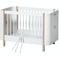 Wood Mini+ Cot by oliver furniture