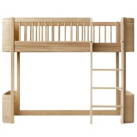 Wood Mini+ Low Loft Bed by oliver furniture