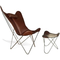Hardoy - fauteuil Grand Comfort et ottoman par Weinbaums