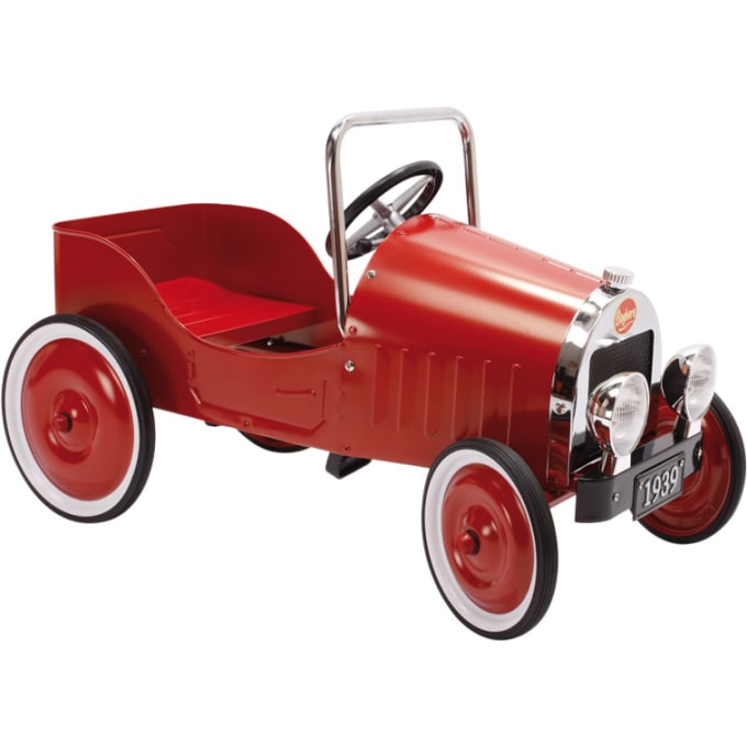 canal transportar cultura Pedal car Classic Red by Baghera