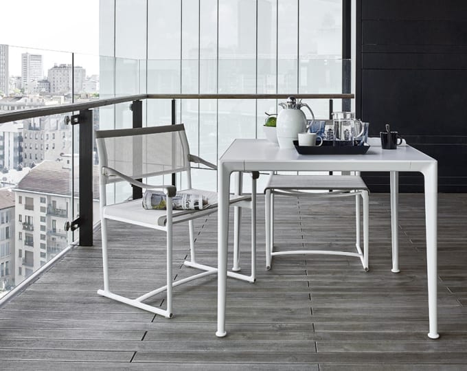 Table Mirto Outdoor Lacquer By B Italia, Lacquer Outdoor Furniture