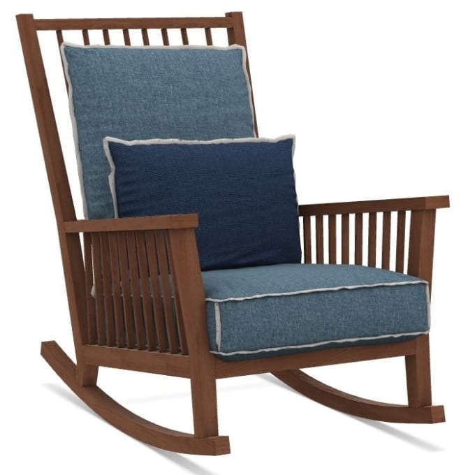 Rocking chair Inout 709 by Gervasoni Outdoor