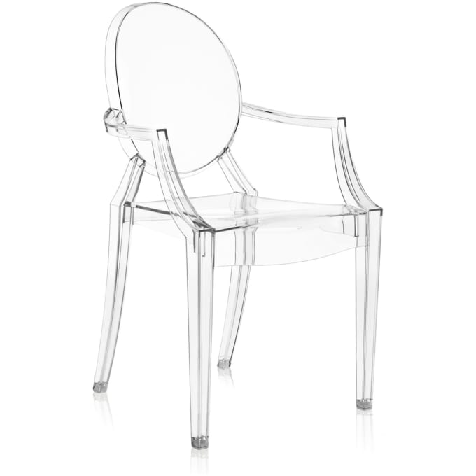 Chair Louis Ghost By Kartell, Philippe Starck Ghost Chair Kartell