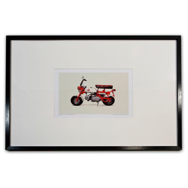 Art print 1967 Honda Monkey Z50M by Seevert Works