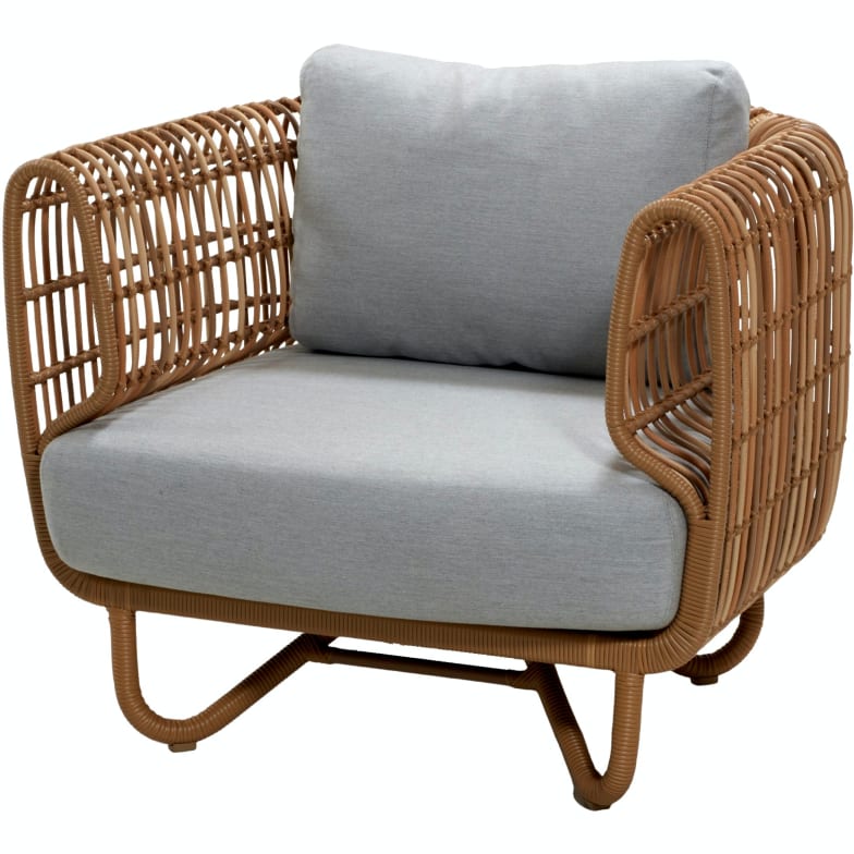 Outdoor Lounge Armchair Nest by Caneline
