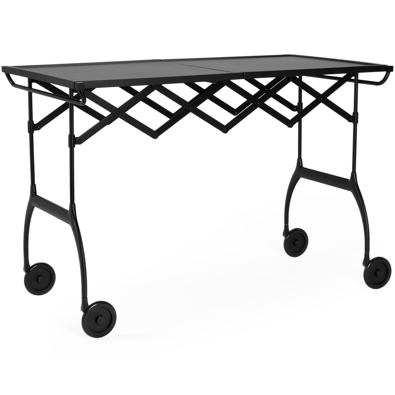 Trolley / Folding Table Battista (Lacquer) by Kartell