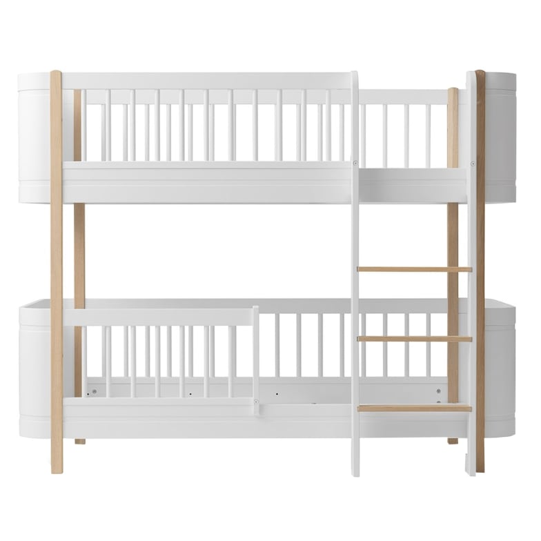 Wood Mini+ Low Bunk Bed by Oliver Furniture