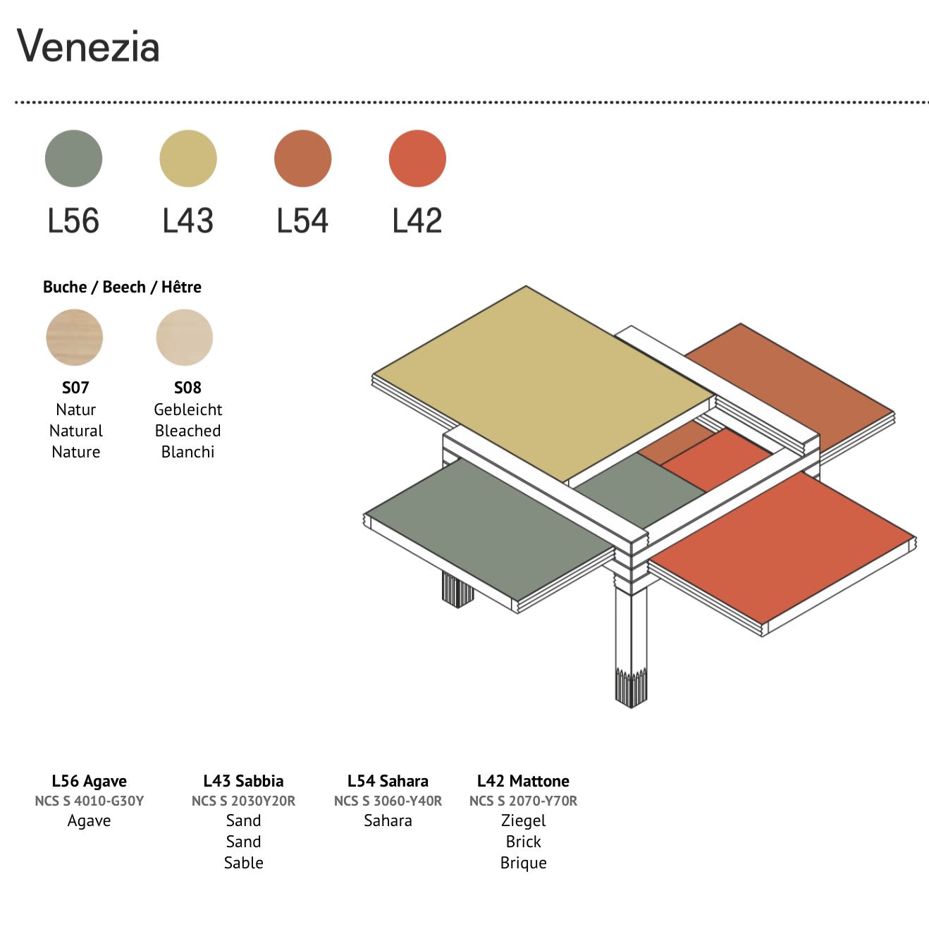 Table basse Par4 de Sculptures Jeux