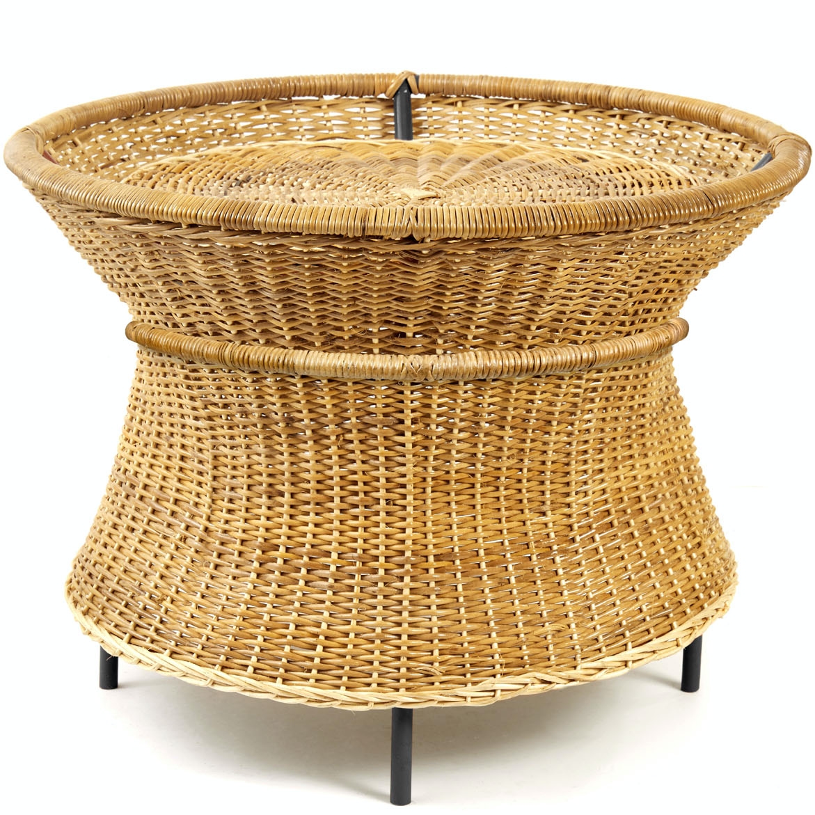 Couch- / Beistelltisch Caribe Natural Basket Table von ames