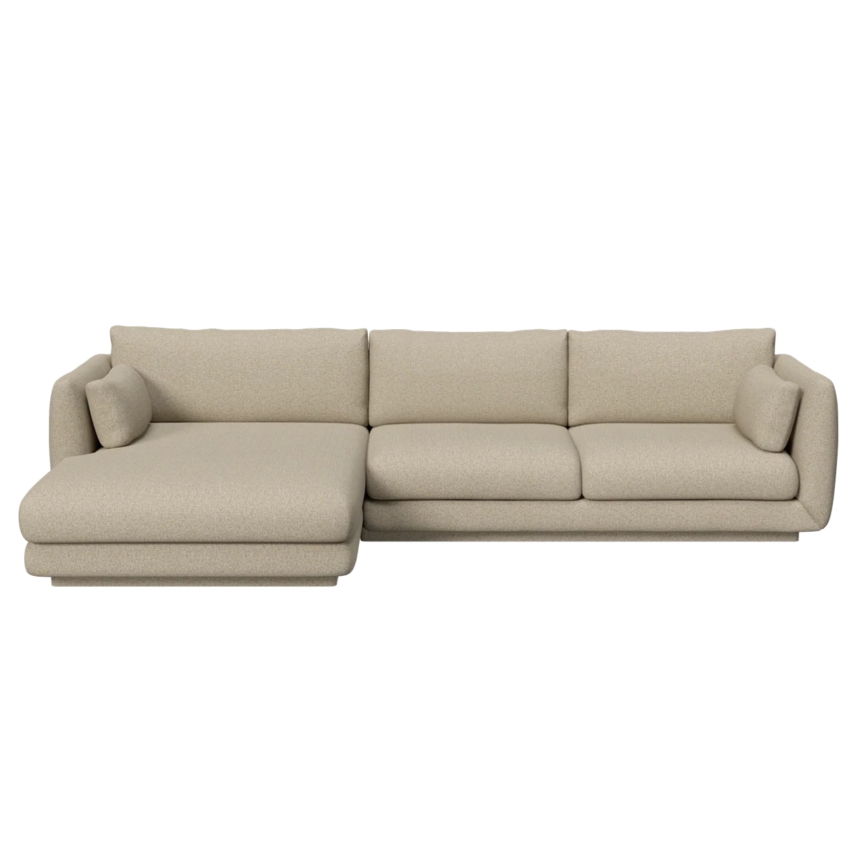 Sofa Bloom (2-Sitzer mit Chaiselongue / Sockel) von Cane-line