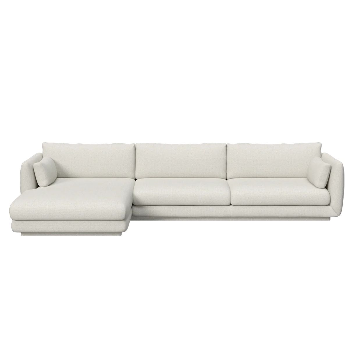 Sofa Bloom (3-Sitzer mit Chaiselongue / Sockel) von Cane-line