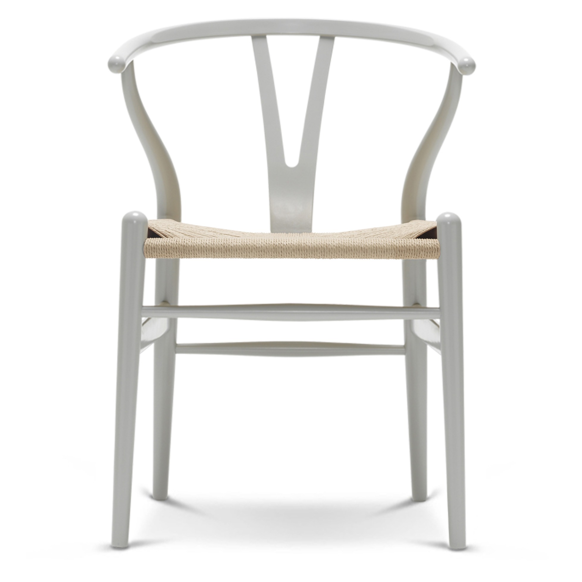Stuhl CH24 Farblack / Natur von Carl Hansen