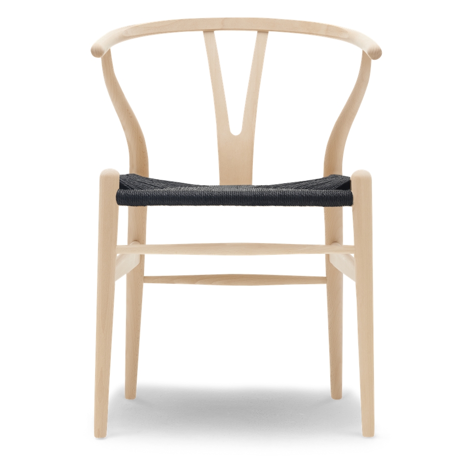Stuhl CH24 Wishbone Chair (schwarz) von Carl Hansen