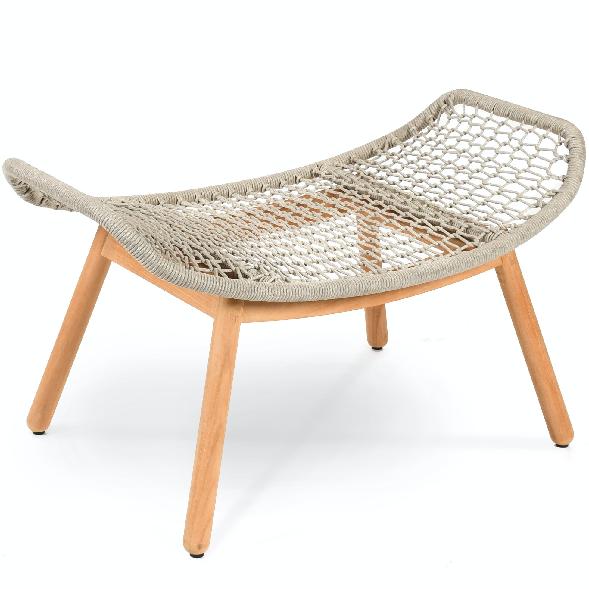 Fußhocker Wing Light Relax (Fußhocker Teak) von fischer möbel