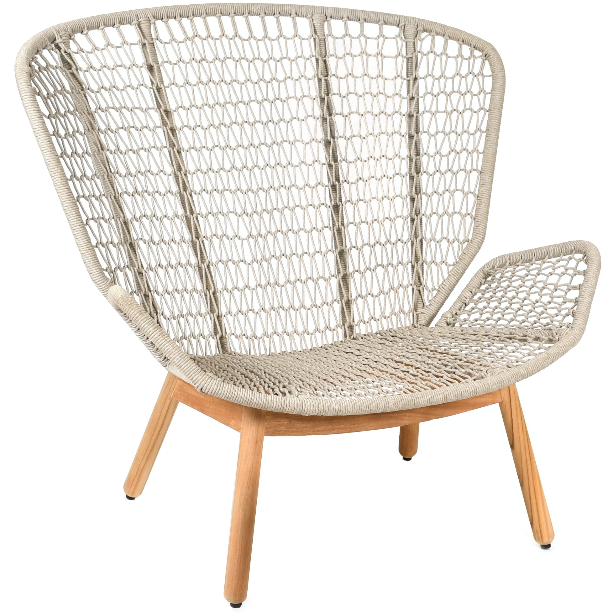 Garten Loungesessel Wing Light Relax (Sessel Teak) von fischer möbel