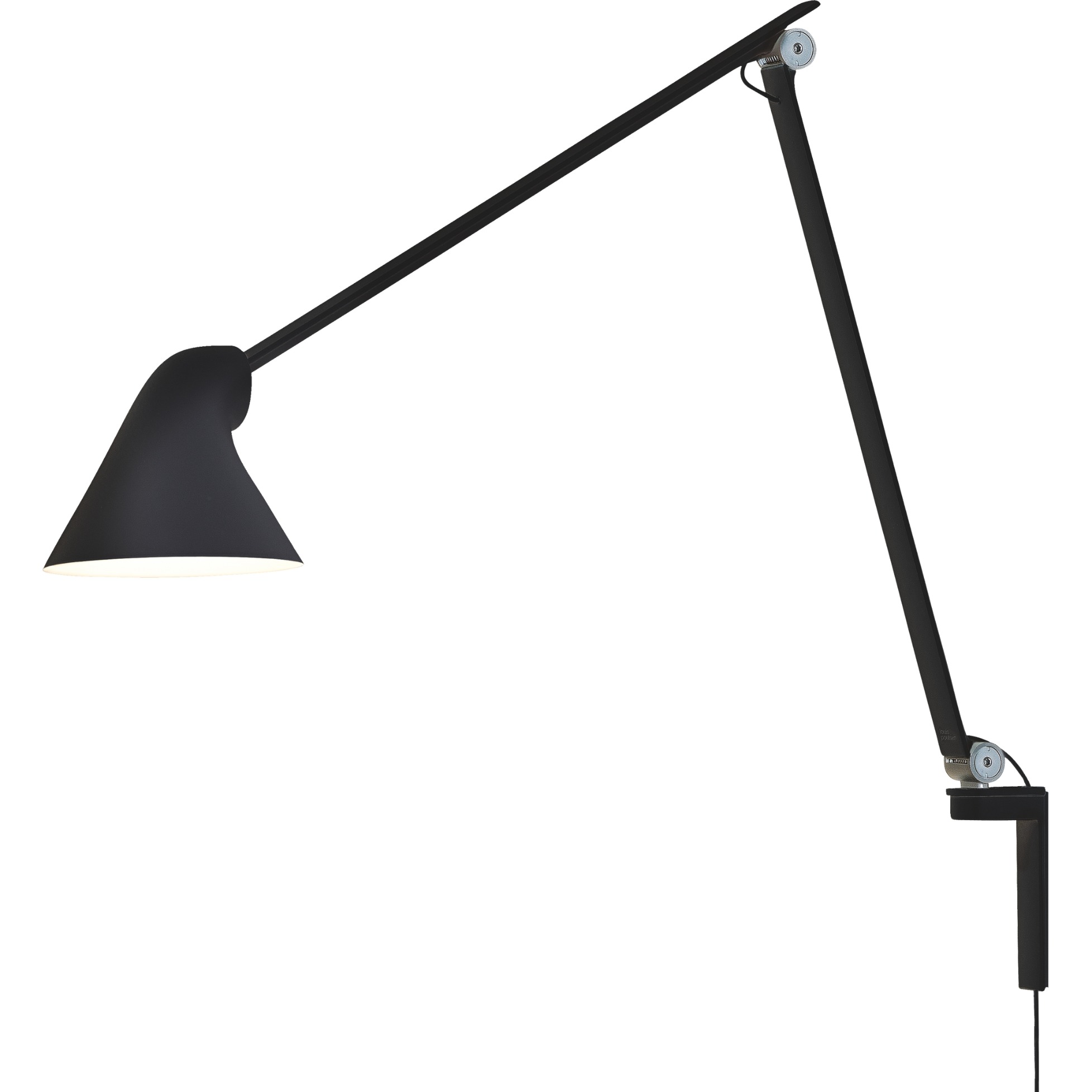 Wandleuchte NJP Wall (Langer Arm) von Louis Poulsen