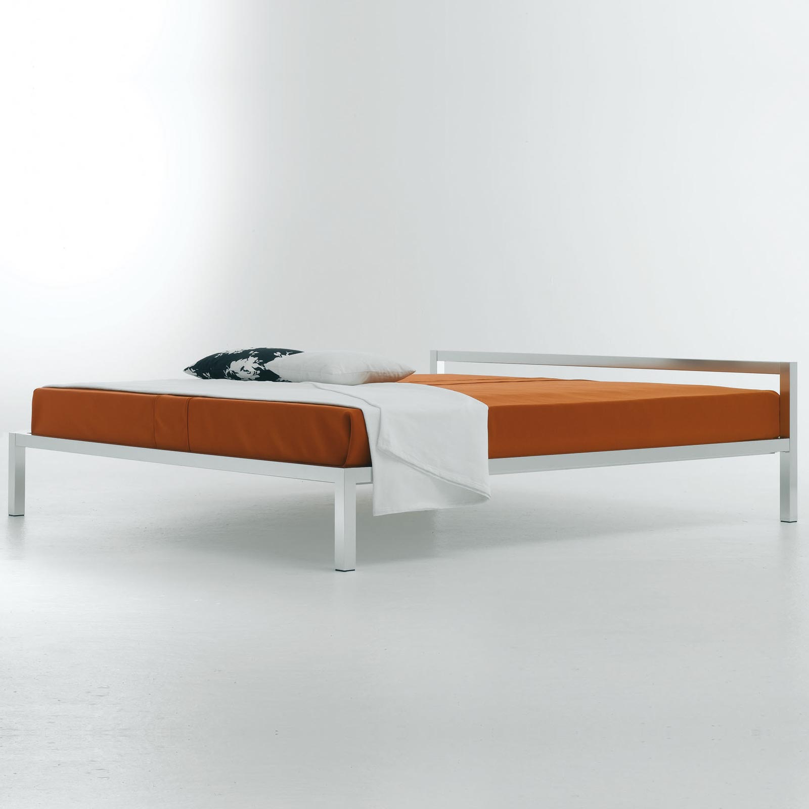Aluminium Bed Anodized By Mdf Italia, Aluminum Bed Frame