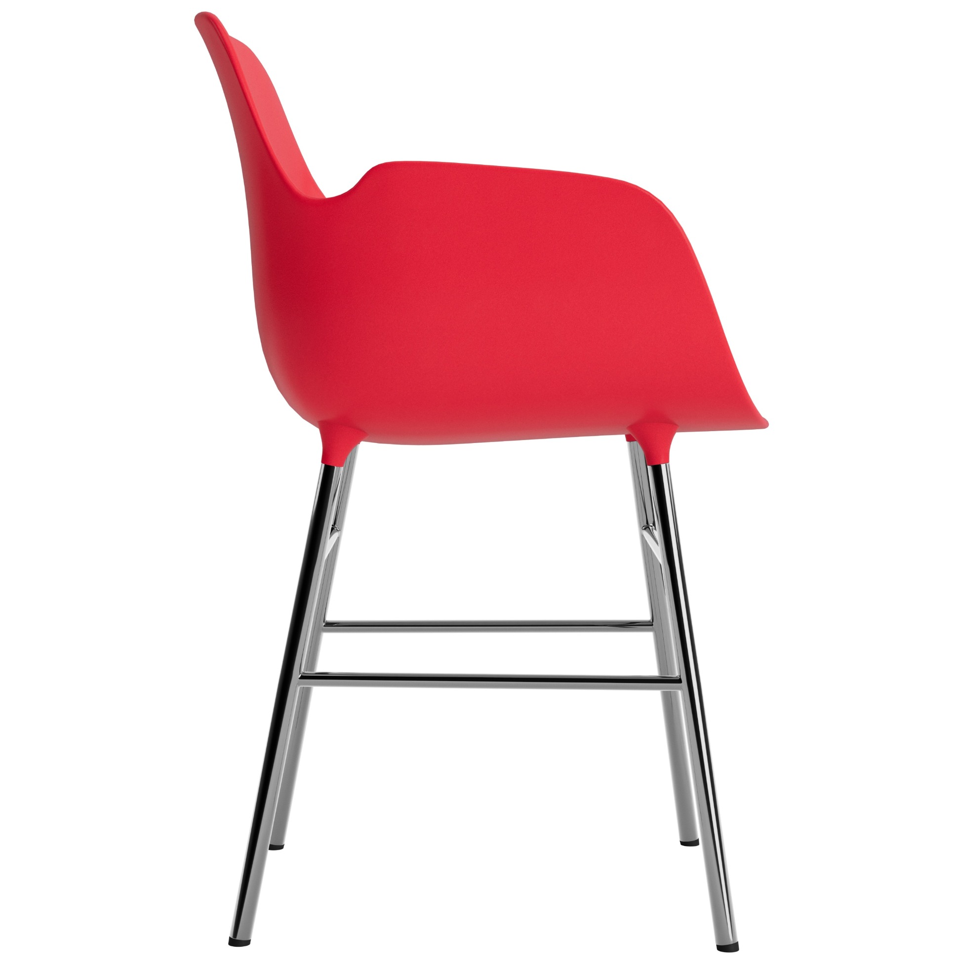Armlehnstuhl Form Sessel (Chrom) von Normann Copenhagen