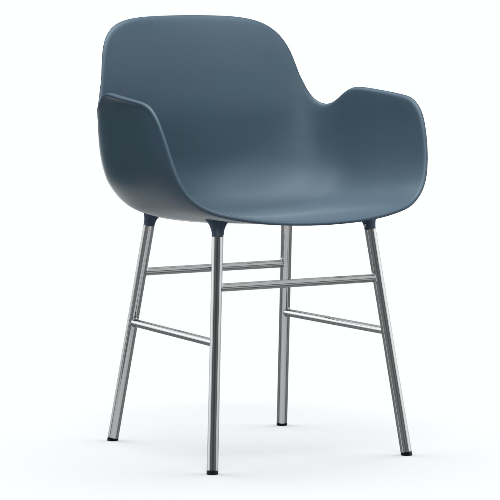 Armlehnstuhl Form Sessel (Chrom) von Normann Copenhagen