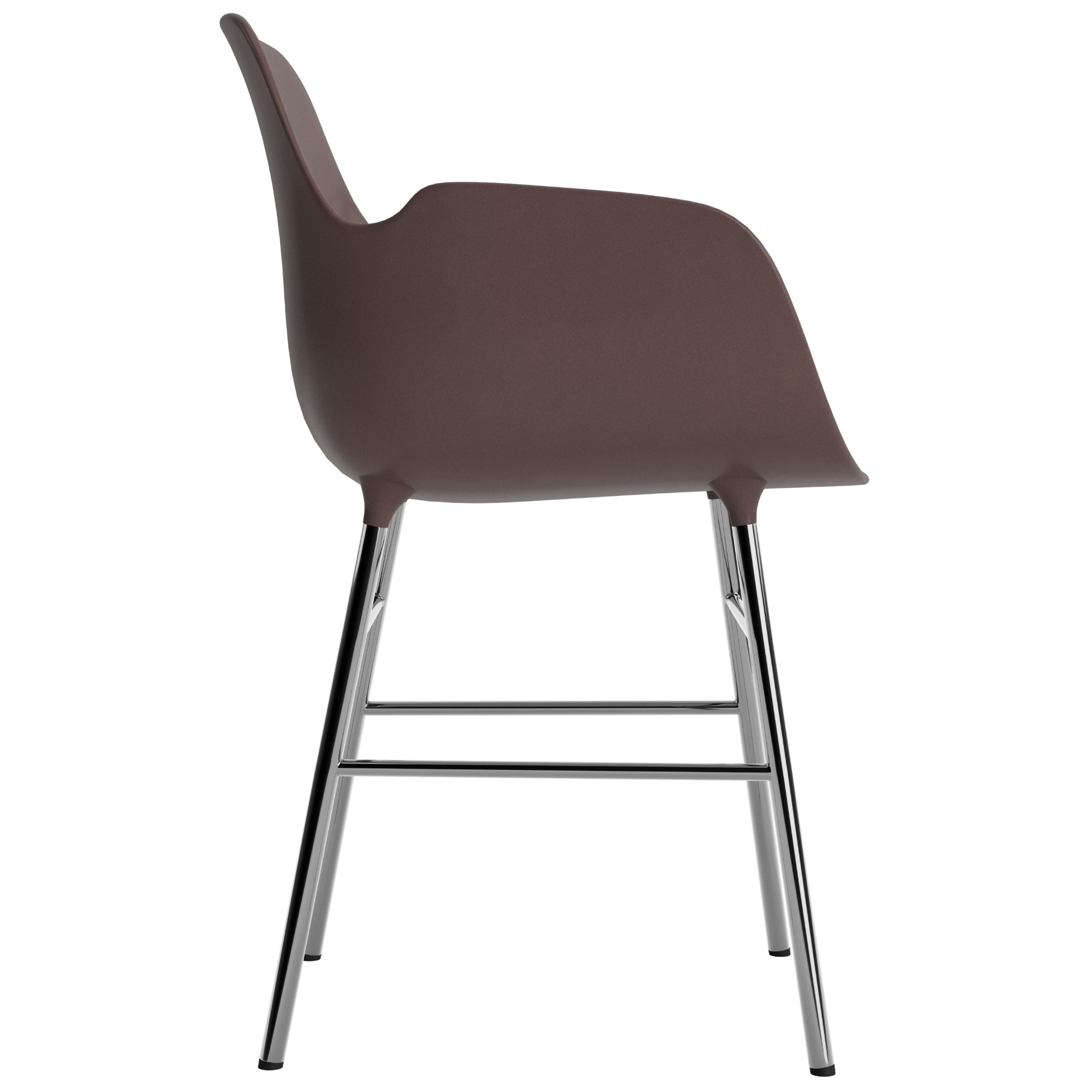 Armlehnstuhl Form Sessel (Chrom) von Normann Copenhagen