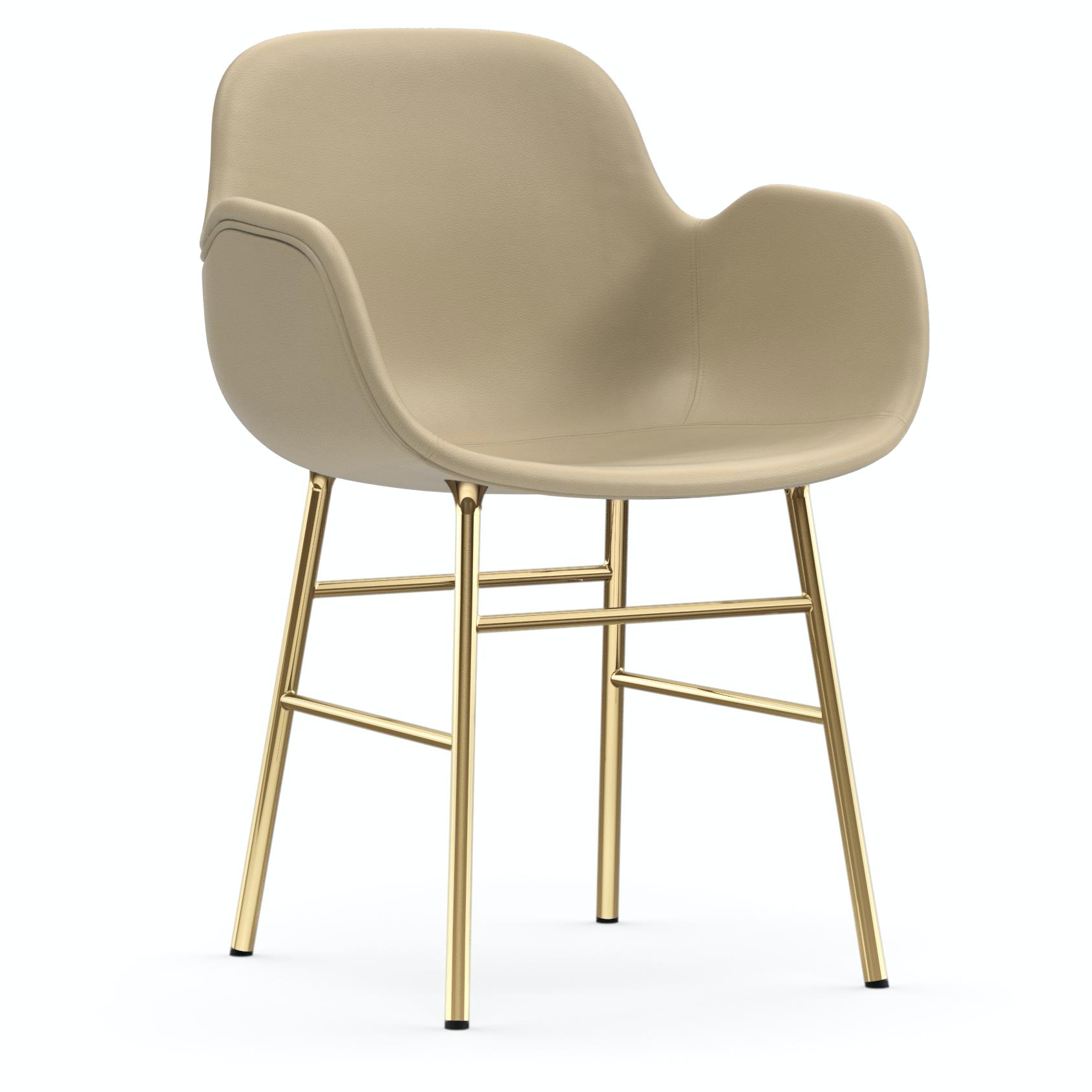 Sessel Form Polstersessel (Messing) von Normann Copenhagen