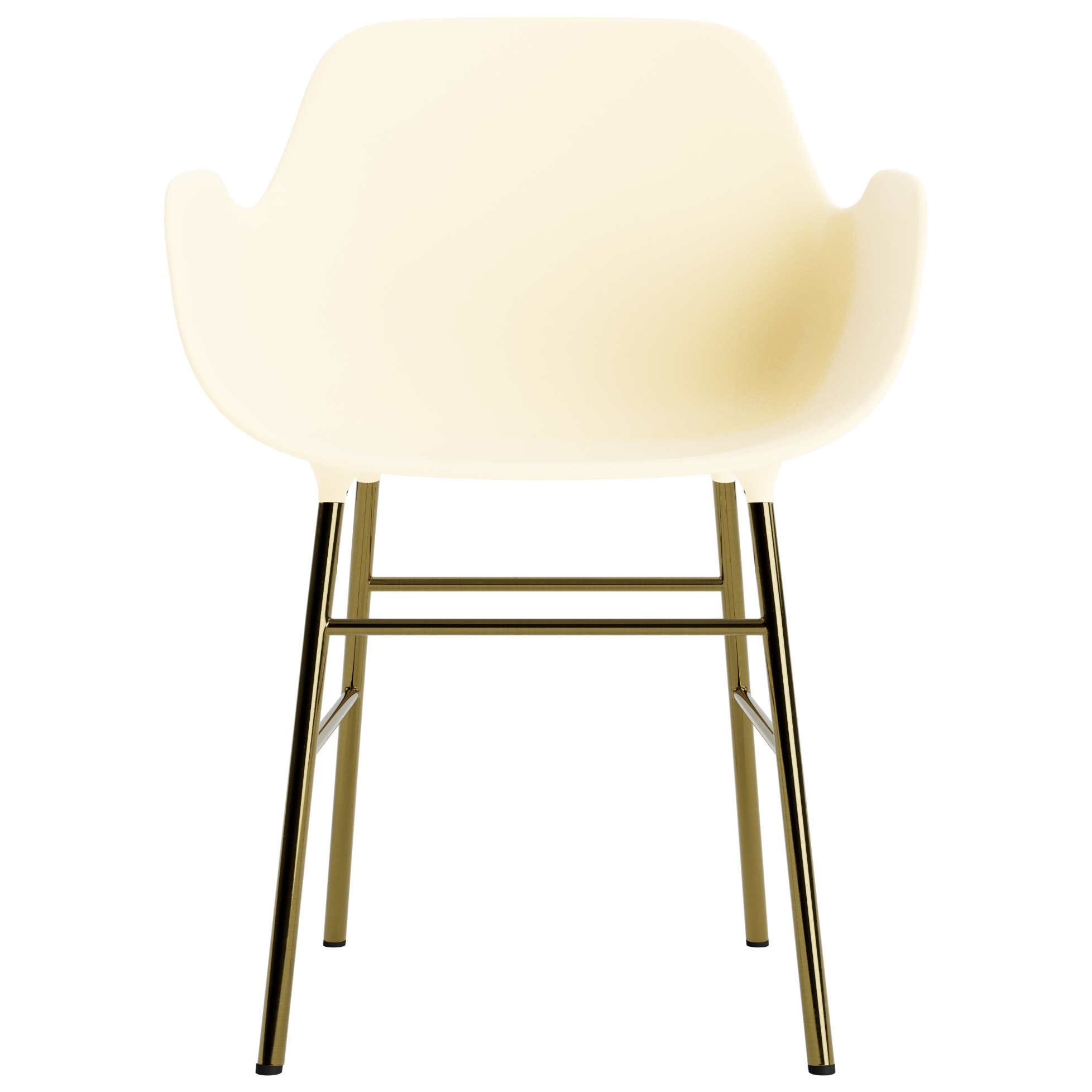 Armlehnstuhl Form Sessel (Messing) von Normann Copenhagen