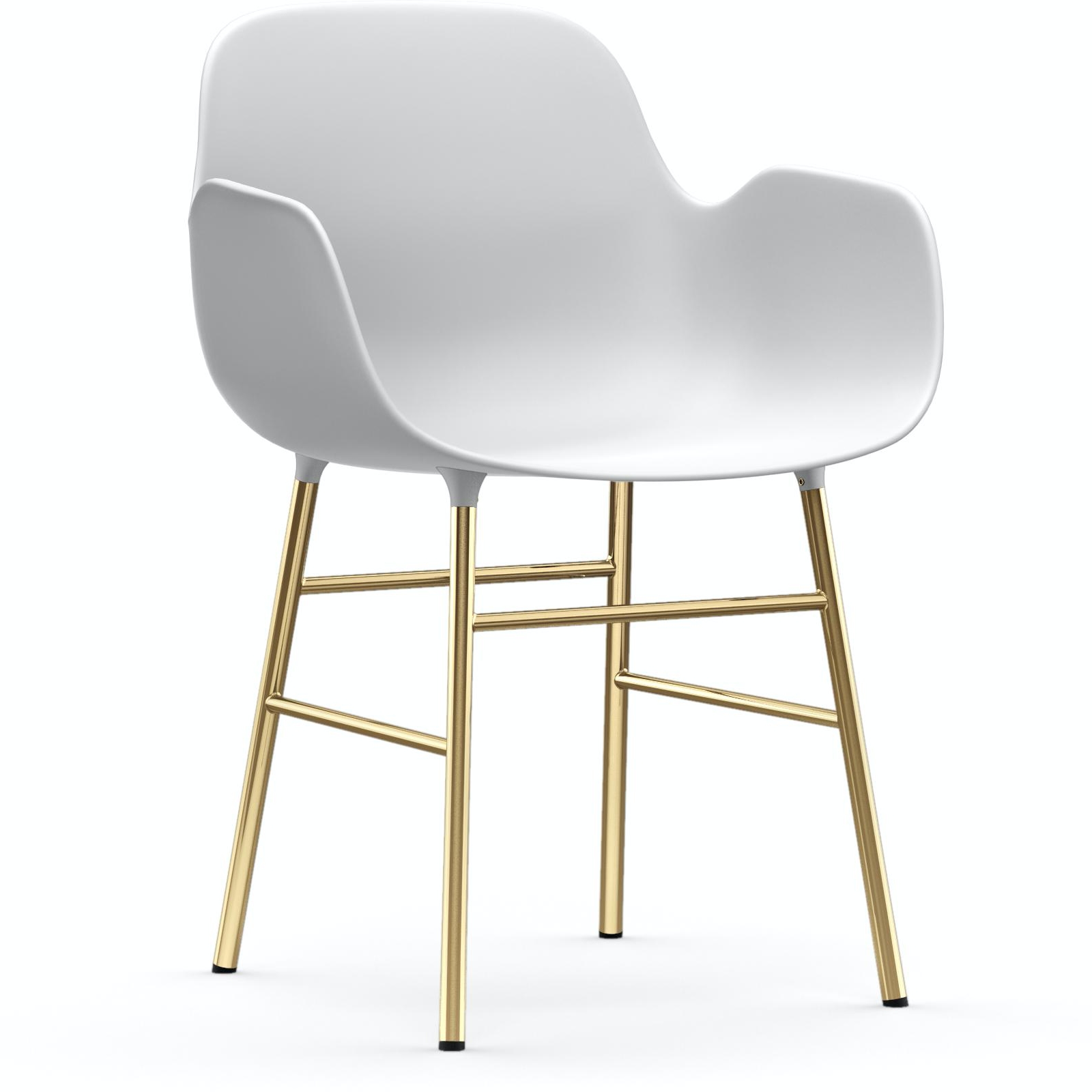 Armlehnstuhl Form Sessel (Messing) von Normann Copenhagen