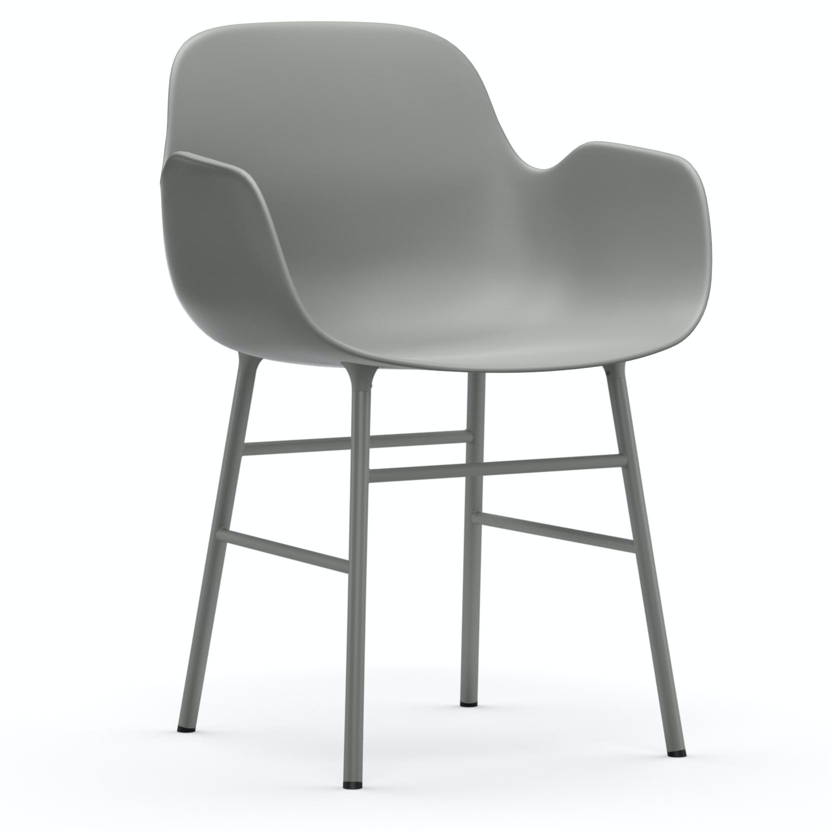 Armlehnstuhl Form Sessel (Stahl) von Normann Copenhagen