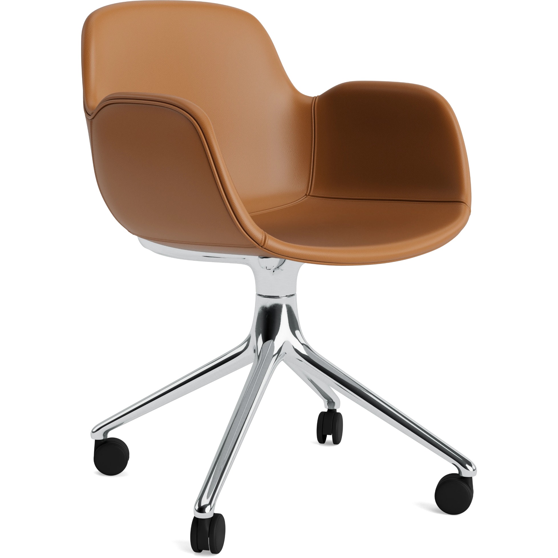 Armlehnstuhl Form Drehsessel 4W Alu (gepolstert) von Normann Copenhagen