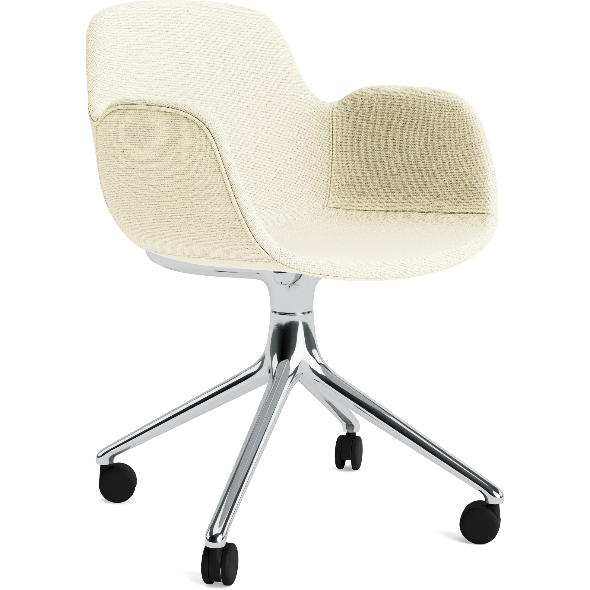 Armlehnstuhl Form Drehsessel 4W Alu (gepolstert) von Normann Copenhagen