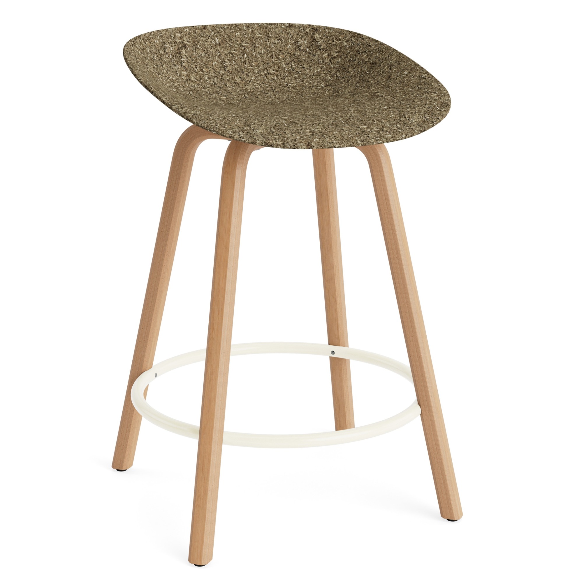 Barhocker Mat Barstool 65cm (ohne Polster) von Normann Copenhagen