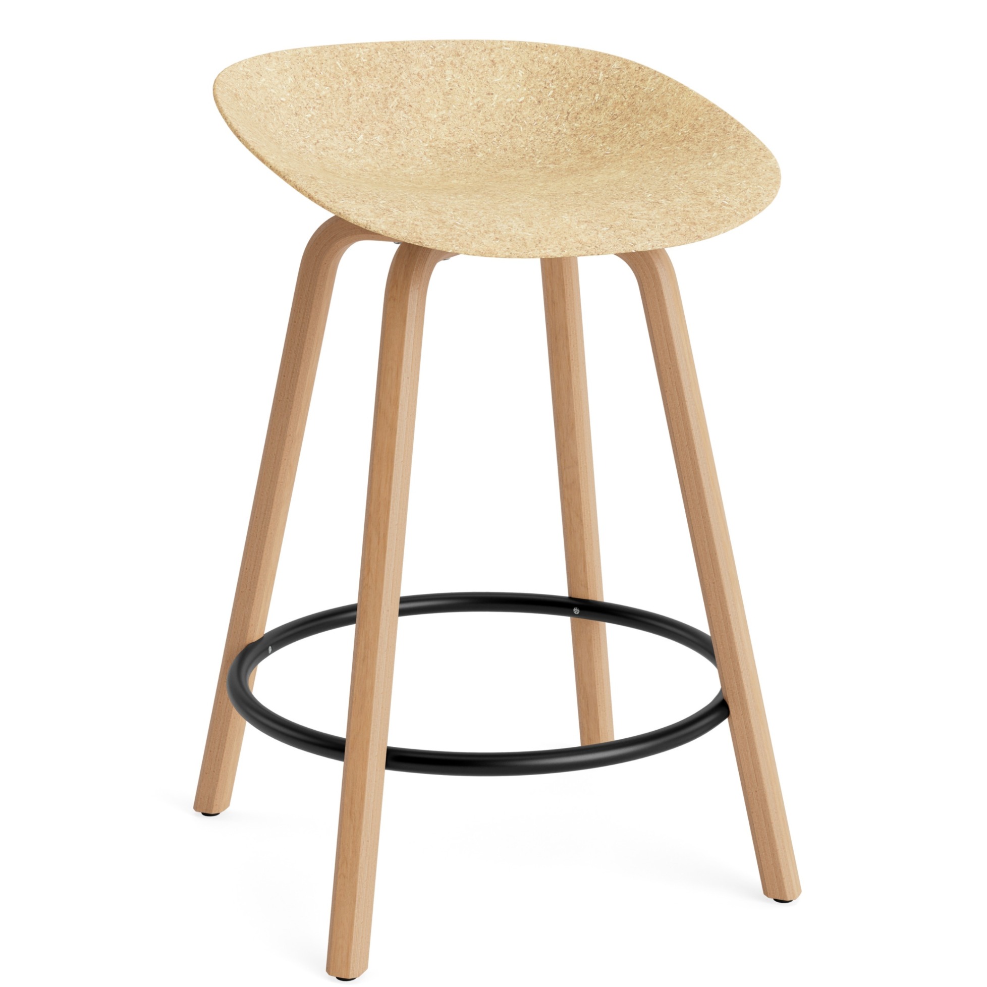 Barhocker Mat Barstool 65cm (ohne Polster) von Normann Copenhagen