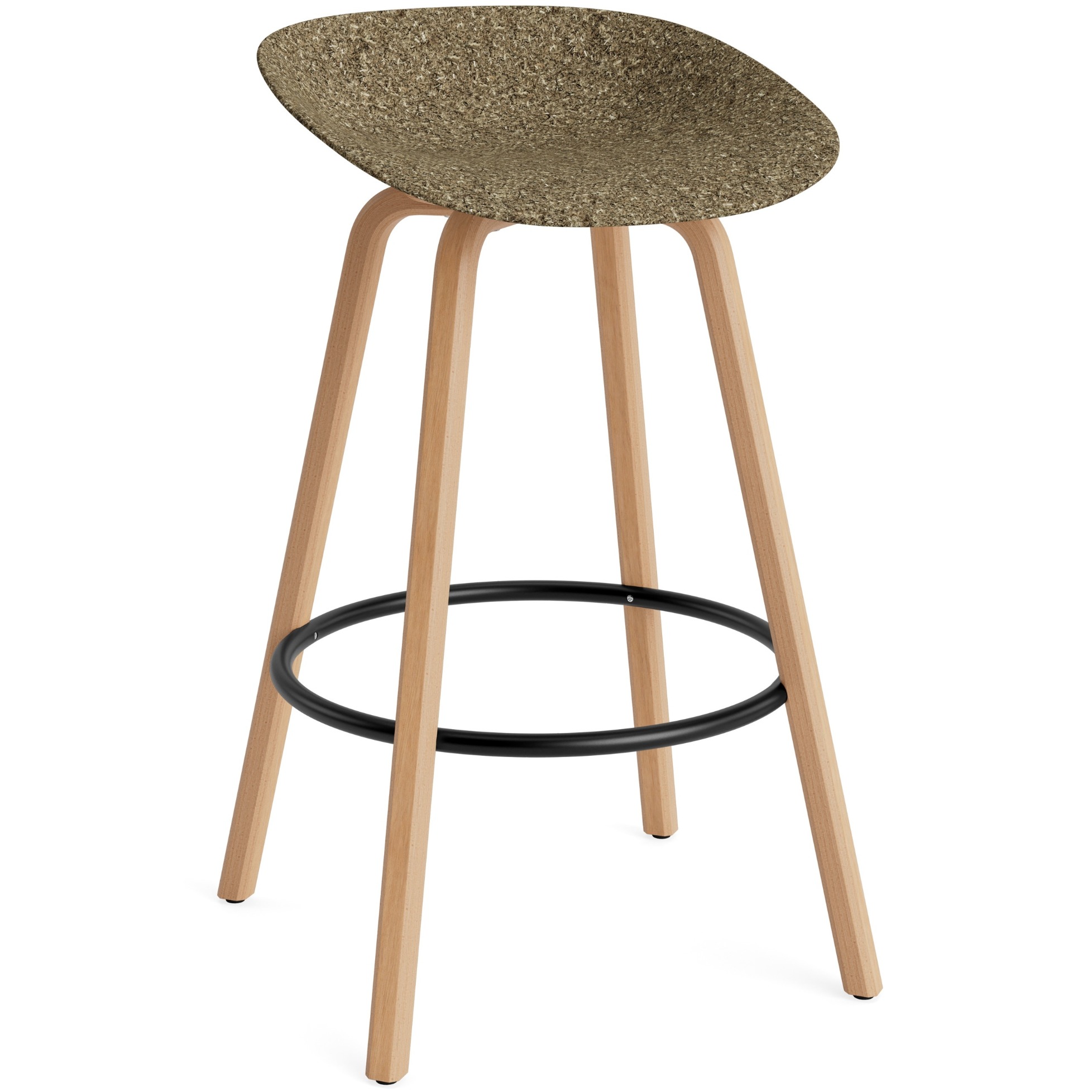 Barhocker Mat Barstool 75cm (ohne Polster) von Normann Copenhagen