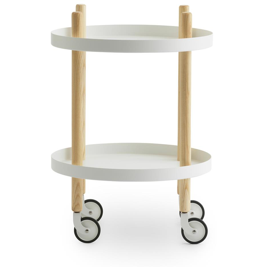 Mobiler Beistelltisch Block Table (rund) von Normann Copenhagen