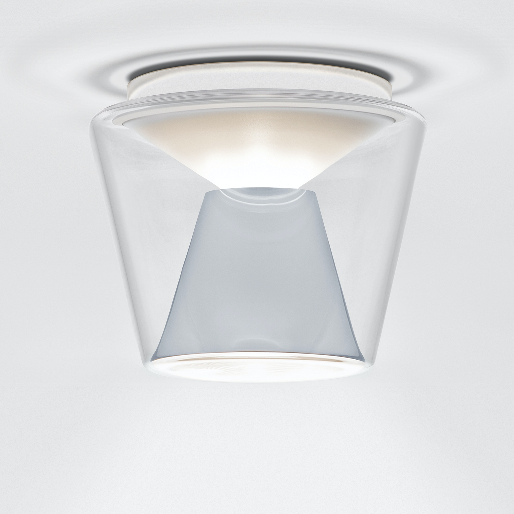 Deckenleuchte Annex Ceiling LED (Glas / Alu) von serien.lightning