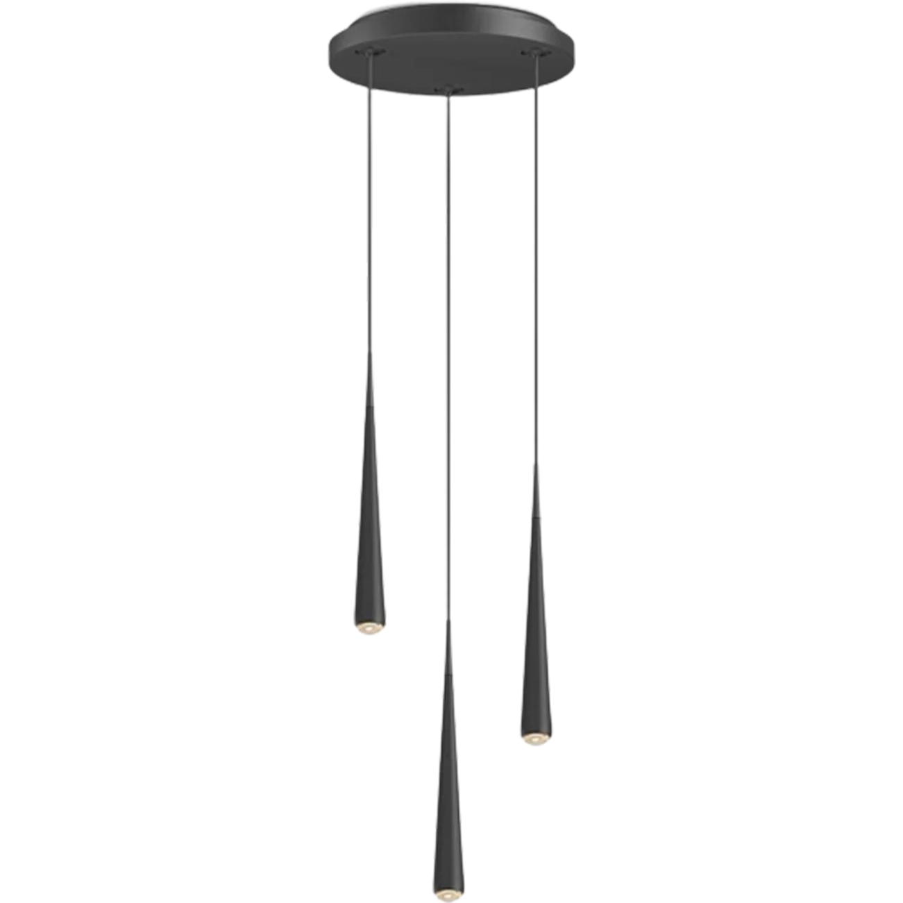 Pendelleuchte Niceone Rain (3 Pendel) von GRAU
